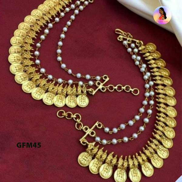 3 Layer Lakshmi Coin Bridal Mattal