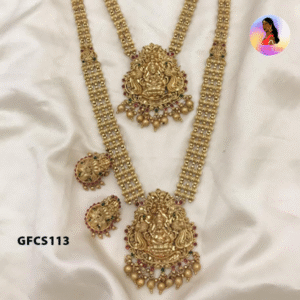 South Indian temple necklace set