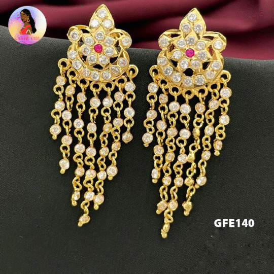Gold impon earrings designs