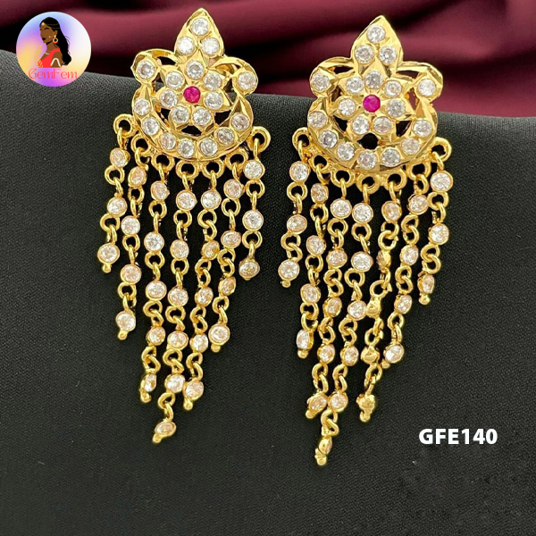 Gold impon earrings designs