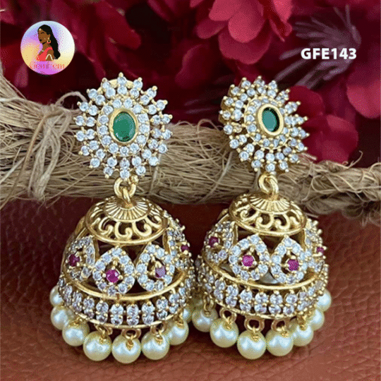 Festive celebration jhumkas