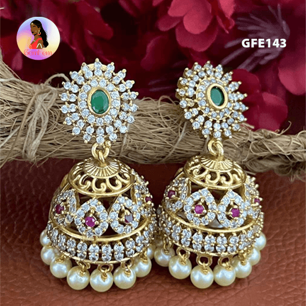 Festive celebration jhumkas