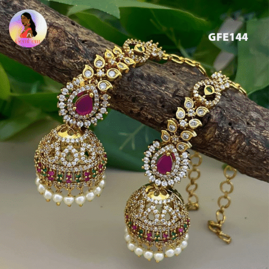 Premium Jhumka With Mattal