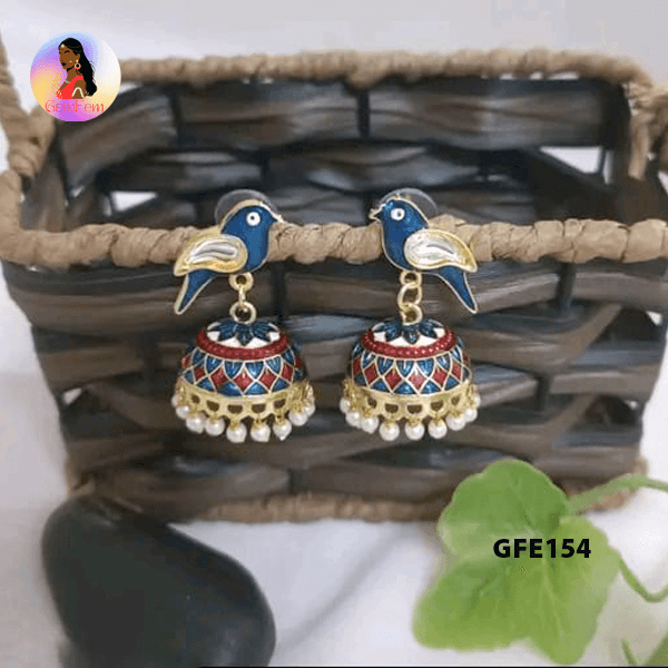 Handcrafted Metal Jhumkas