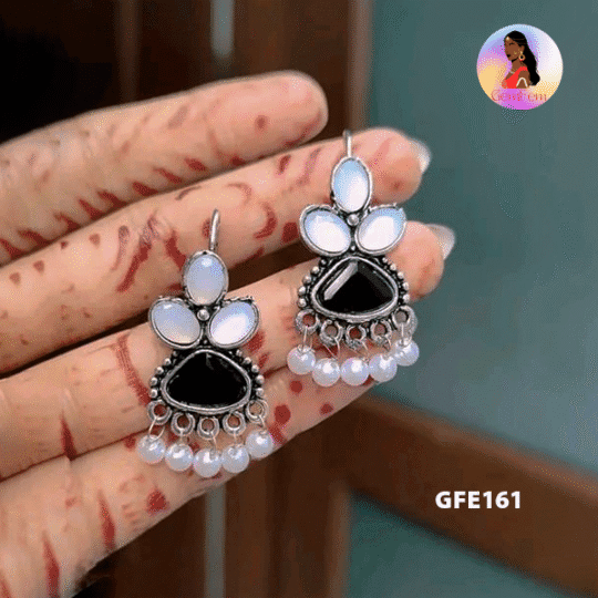 Oxidised earrings for women