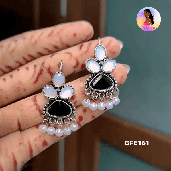 Oxidised earrings for women