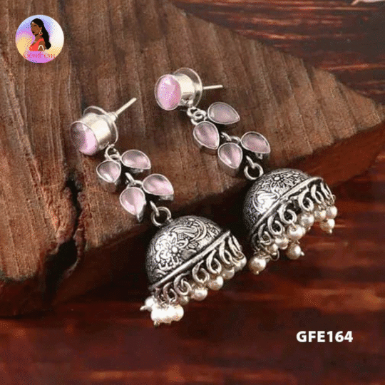 Oxidised Jhumkas
