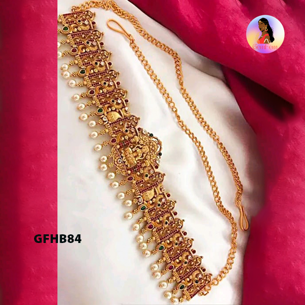 Temple jewelry waist belt