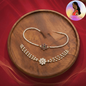 Layered choker necklace
