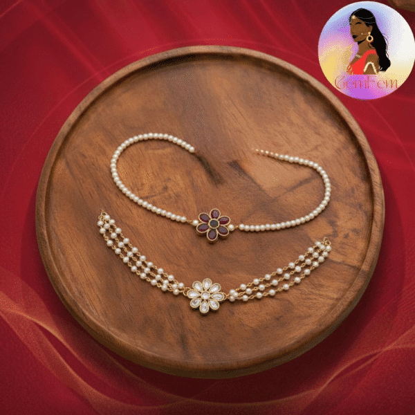 Layered choker necklace