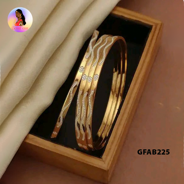 Gold Plated Bangles for Women