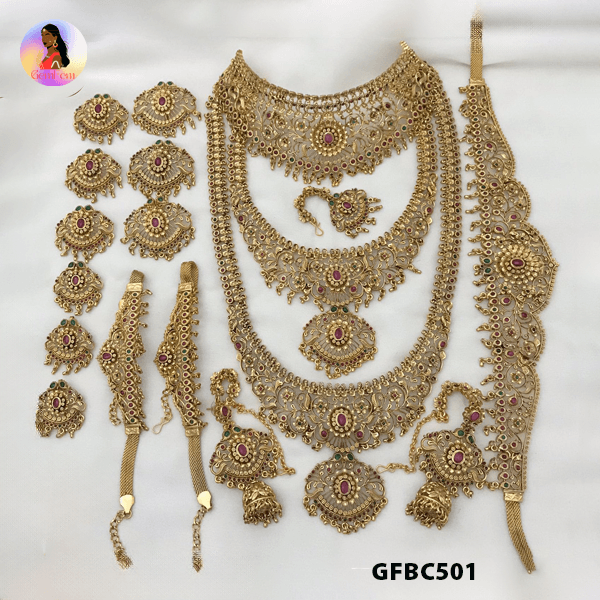 Bridal Long Haaram Set