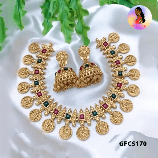 Dindigul classic gold choker necklace premium quality