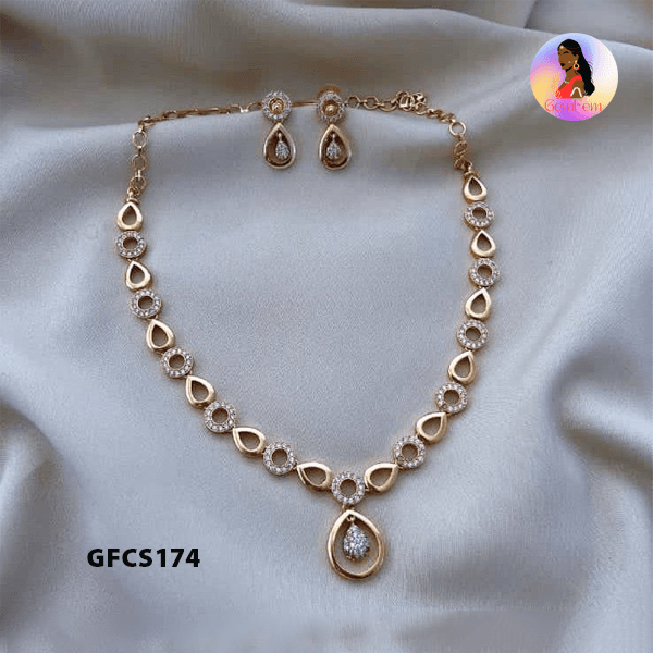 Dindigul premium quality gold finish choker set
