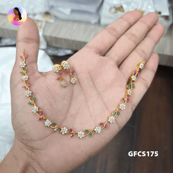 Dindigul classic gold choker necklace premium quality