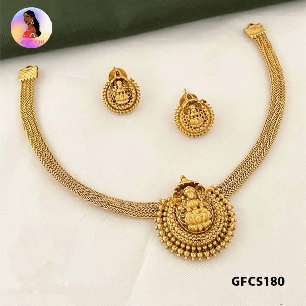 Dindigul classic gold choker necklace premium quality