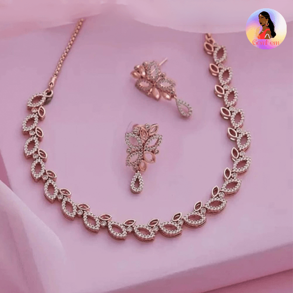 Dindigul lightweight gold finish choker set