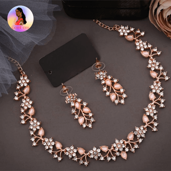 Dindigul lightweight gold finish choker set