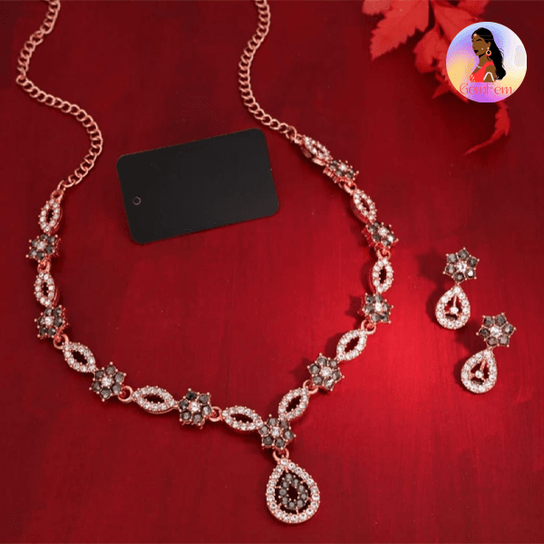 Dindigul lightweight gold finish choker set
