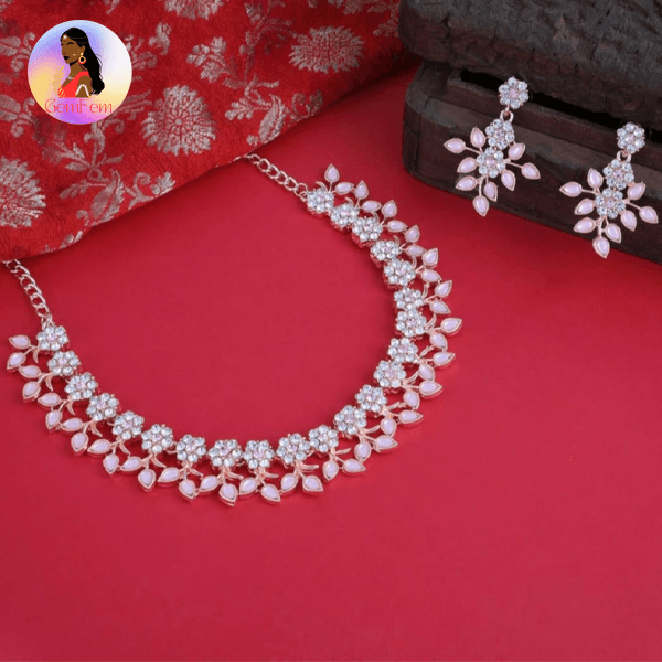 Dindigul lightweight gold finish choker set