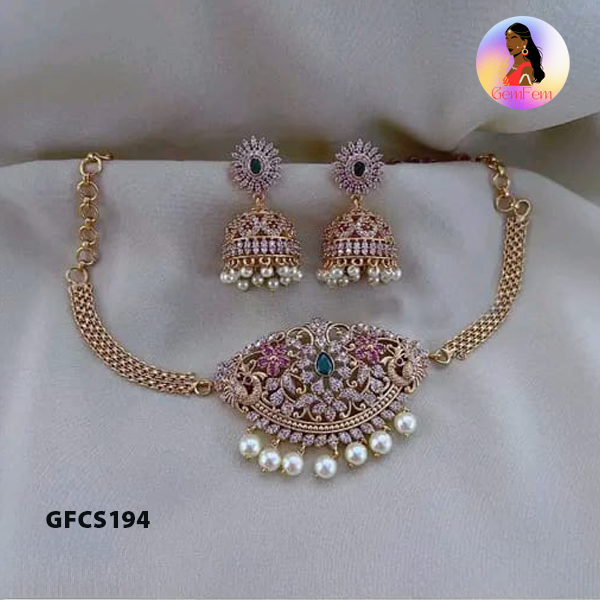 Dindigul classic gold choker necklace premium quality