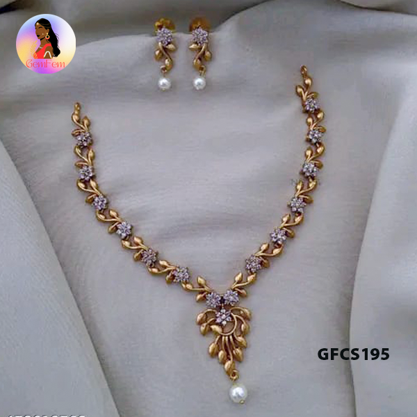 Dindigul premium quality gold finish choker set