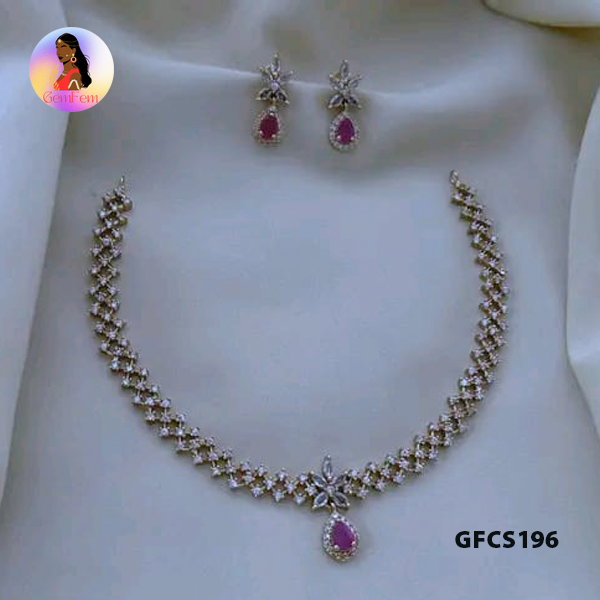 Dindigul affordable gold plated choker necklace