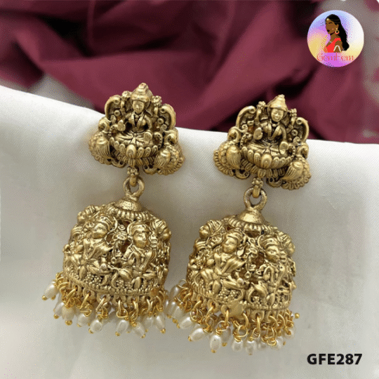 Temple jewelry earrings