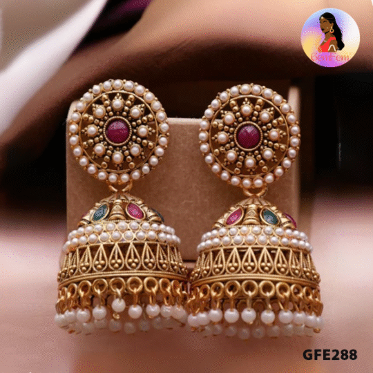 Bollywood style earrings