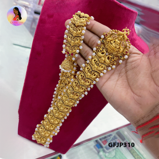 Temple jewellery hairpiece