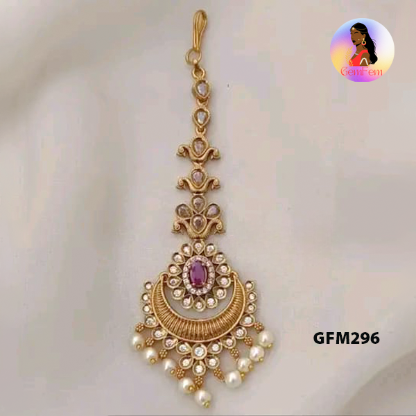 Gold Plated Pearl Tikka