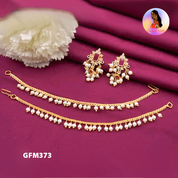 Pearl ear chain