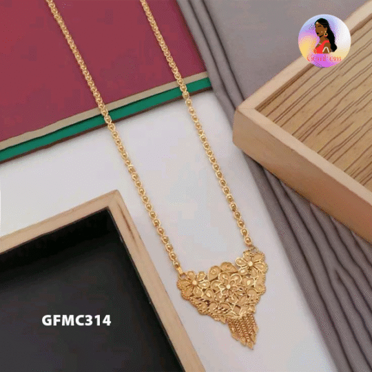 Gold Plated Long Dollar Chain