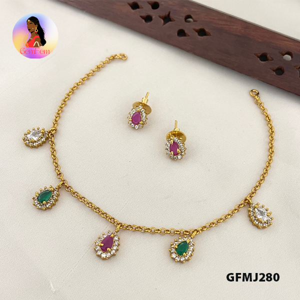 Premium Shine Choker Set