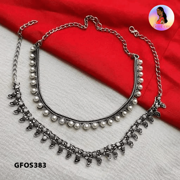 Lightweight oxidised choker set