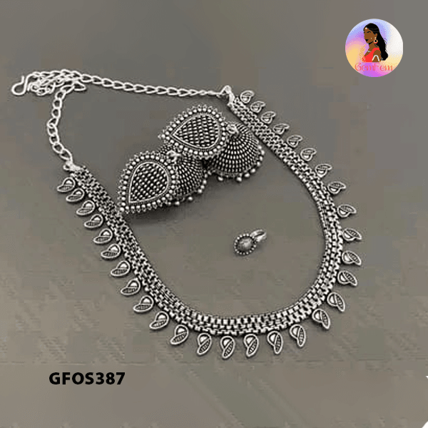 Antique Silver Choker Necklace