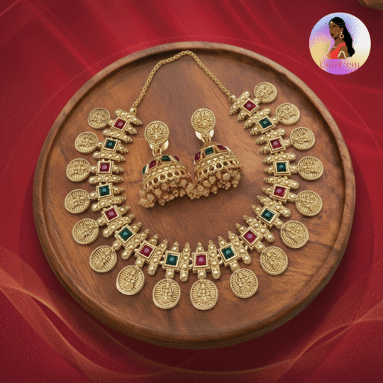 Festive bridal jewelry