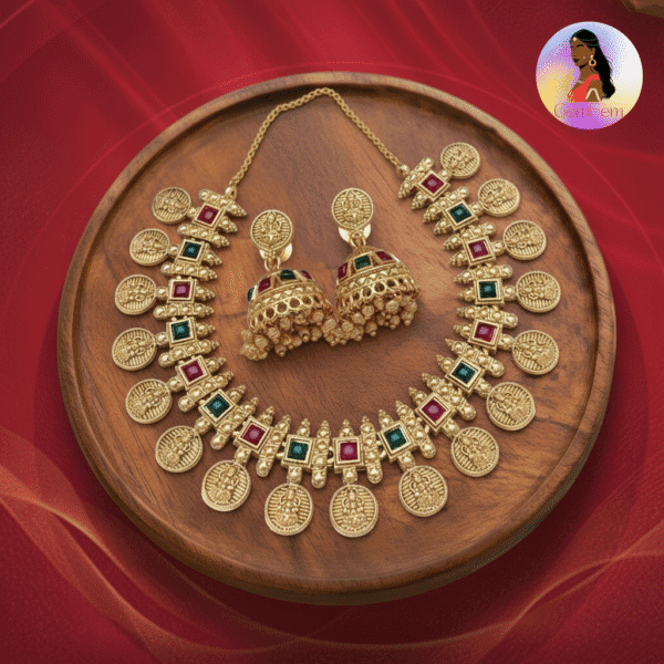 Festive bridal jewelry