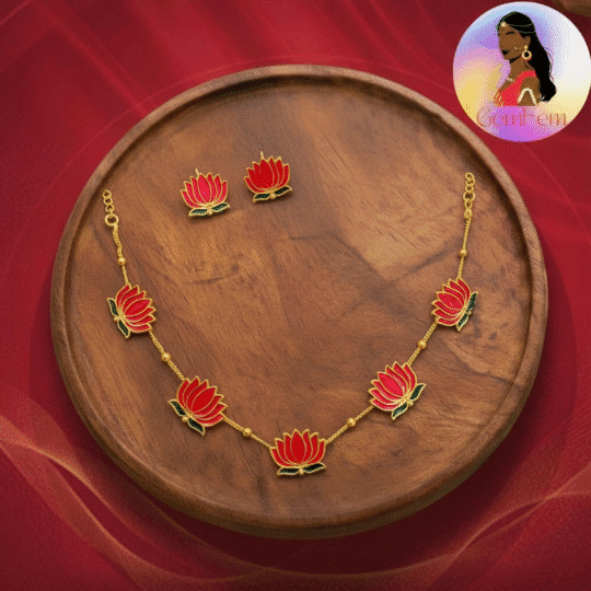 Trending Lotus Choker Set