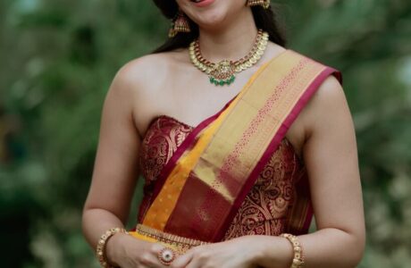 rukmini vasanth jewellery look