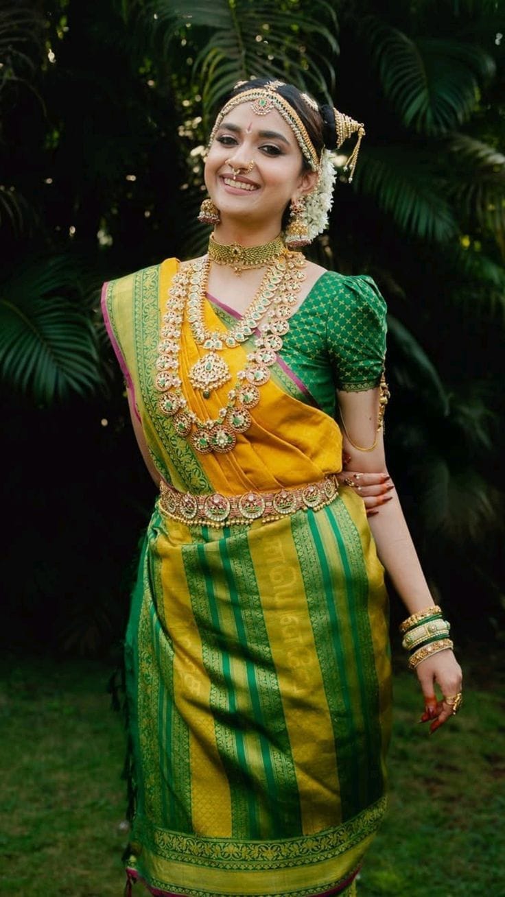 Keerthy Suresh wedding jewellery look