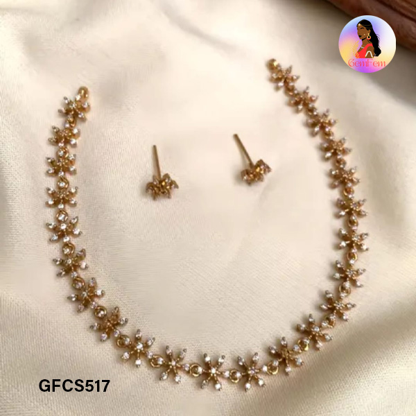 AD Stone Necklace Set