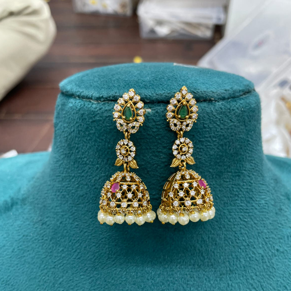 ad jhumka earrings