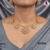 AD Choker Set Under 400 with Premium American Diamond Design