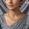 Half Moon AD Choker Set Under 400 with Matching Earrings
