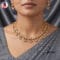 Designer AD Choker Set for Women with Matching Earrings