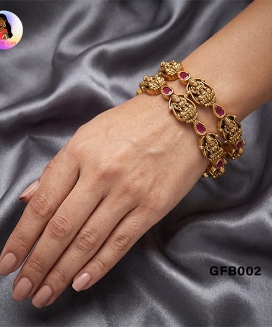 Temple Lakshmi Bangles for Women