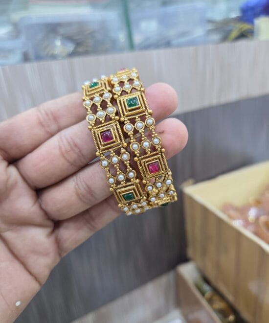 Temple Lakshmi Bangles for Women