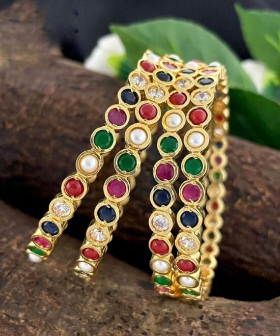 Temple Lakshmi Bangles for Women