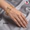 Lotus AD Bangles for Women with Sparkling American Diamond Stones